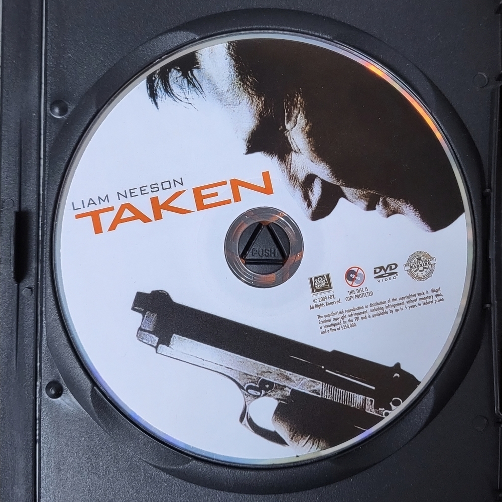 Taken DVD movie extended cut EUC
